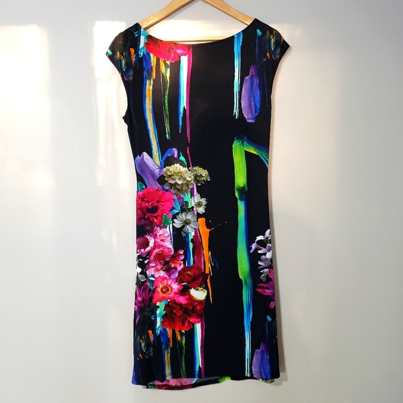 Cartise Dresses & Skirts - Cartise Sleeveless Ruched Floral Print Midi Dress